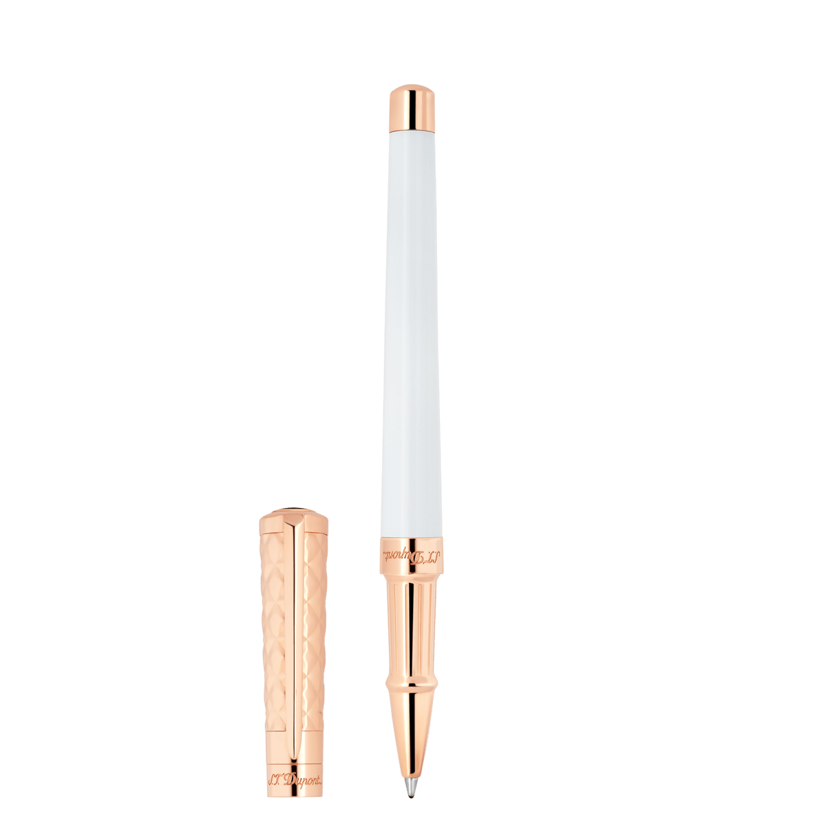 Rollerball pen collection_liberte color_white finition_lacquer 1 - S.T. DUPONT Europe