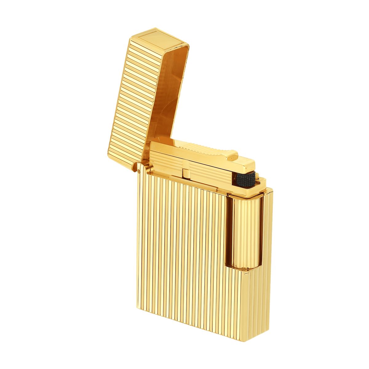 Guilloche Lighter art - of - fire Collection_Ligne - 1 color_golden 4 - S.T. DUPONT Europe