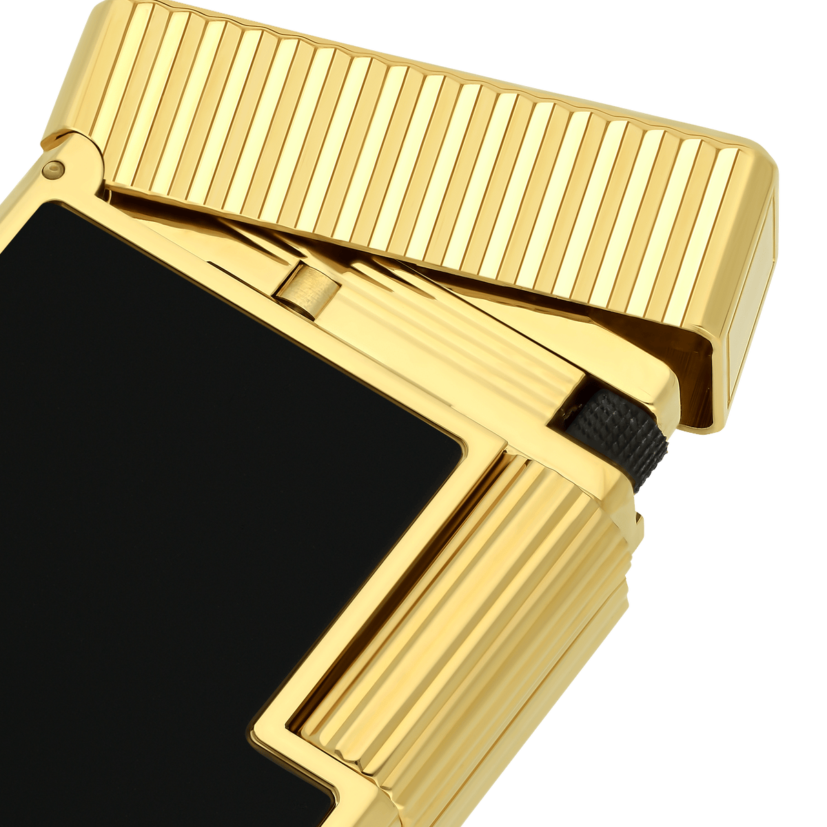 Lacquered lighter art - of - fire Collection_Ligne - 1 color_golden 2 - S.T. DUPONT Europe