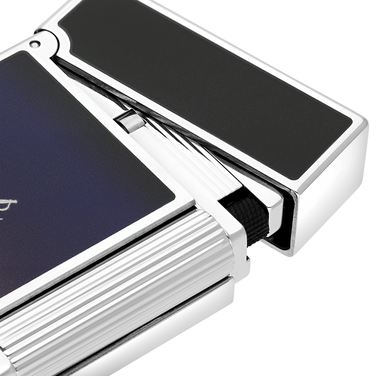 Lacquered lighter collection_ligne - 2 collection_montecristo - nuit color_dark - blue 2 - S.T. DUPONT Europe
