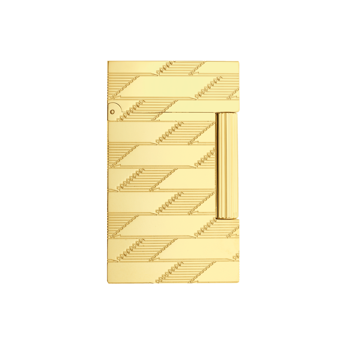 Guilloche Lighter art - of - fire Collection_Monogram color_golden 1 - S.T. DUPONT Europe