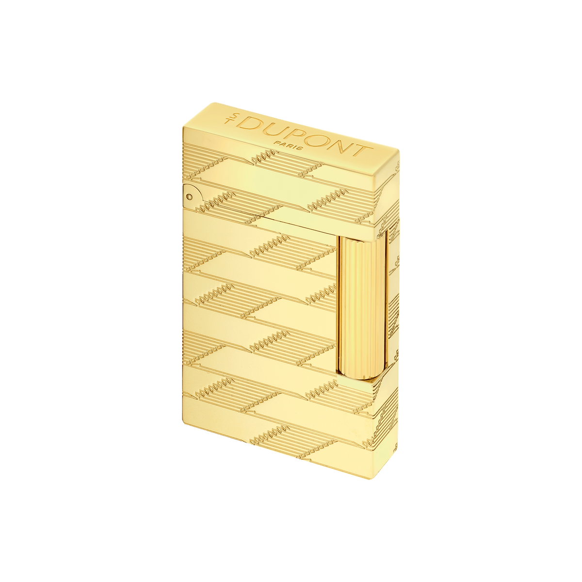 Guilloche Lighter art - of - fire Collection_Monogram color_golden 4 - S.T. DUPONT Europe