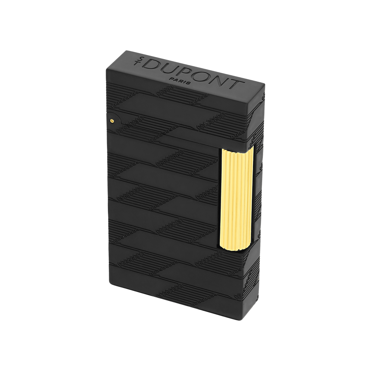 Guilloche Lighter art - of - fire Collection_Monogram color_black 4 - S.T. DUPONT Europe