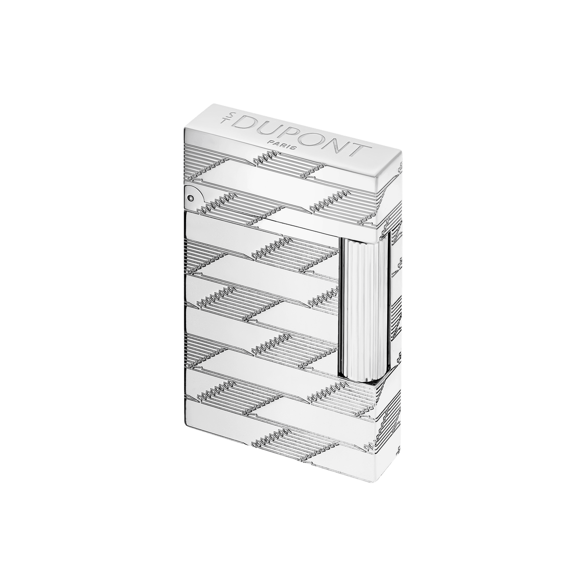 Guilloche Lighter Collection_Monogram color_silver corporate25 4 - S.T. DUPONT Europe