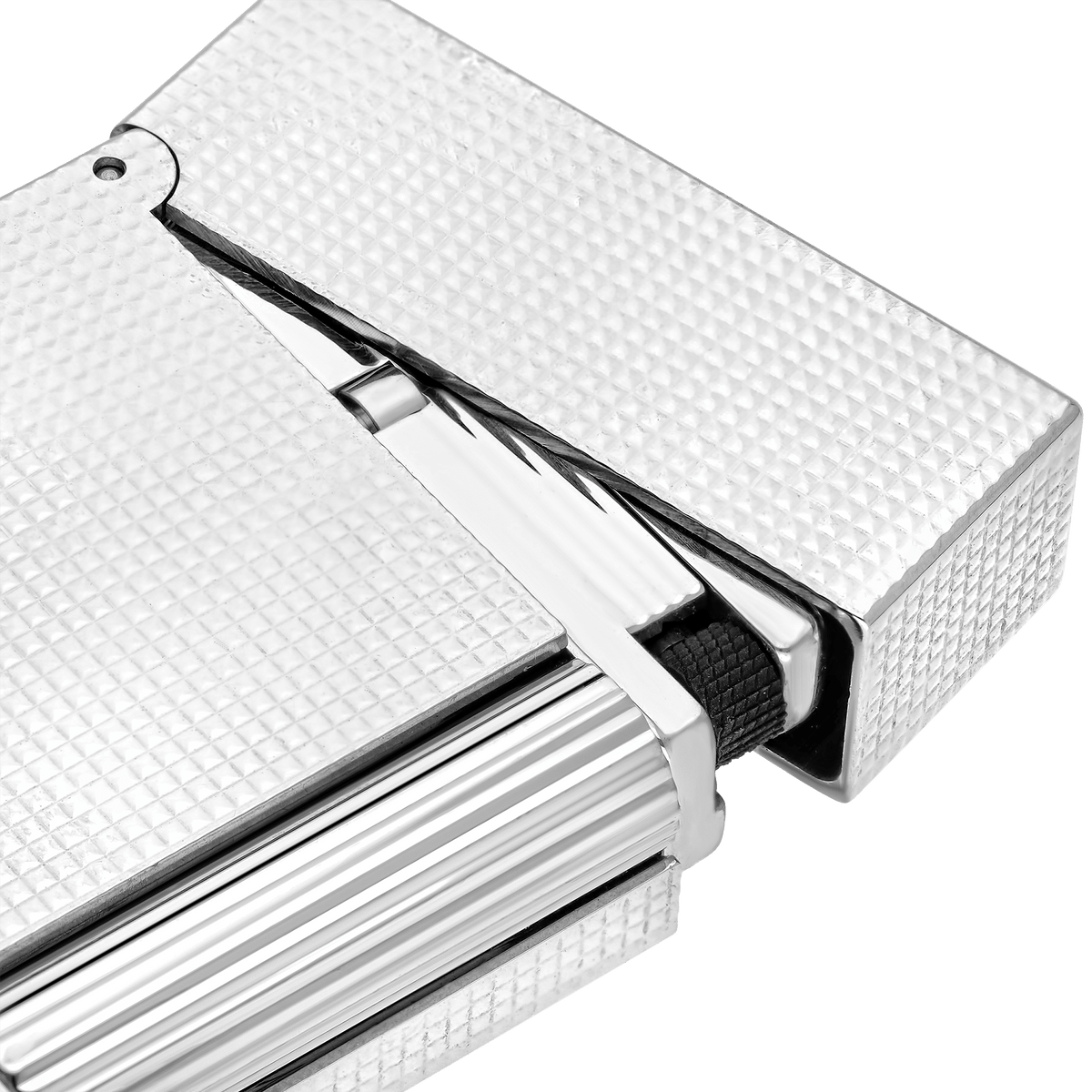 Micro Diamond head lighter collection_ligne - 2 color_silver father's day 2 - S.T. DUPONT Europe