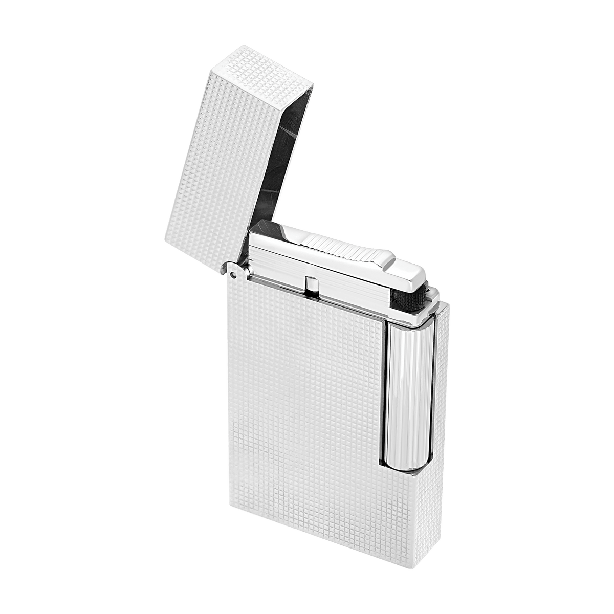 Micro Diamond head lighter collection_ligne - 2 color_silver father's day 4 - S.T. DUPONT Europe