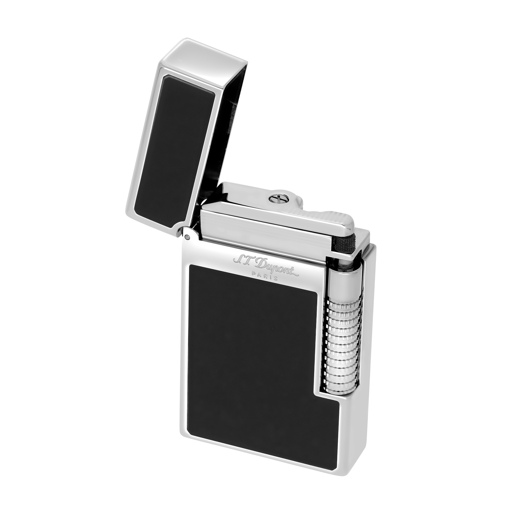 S.T. Dupont Le Grand Cling Lighter: Black Lacquer