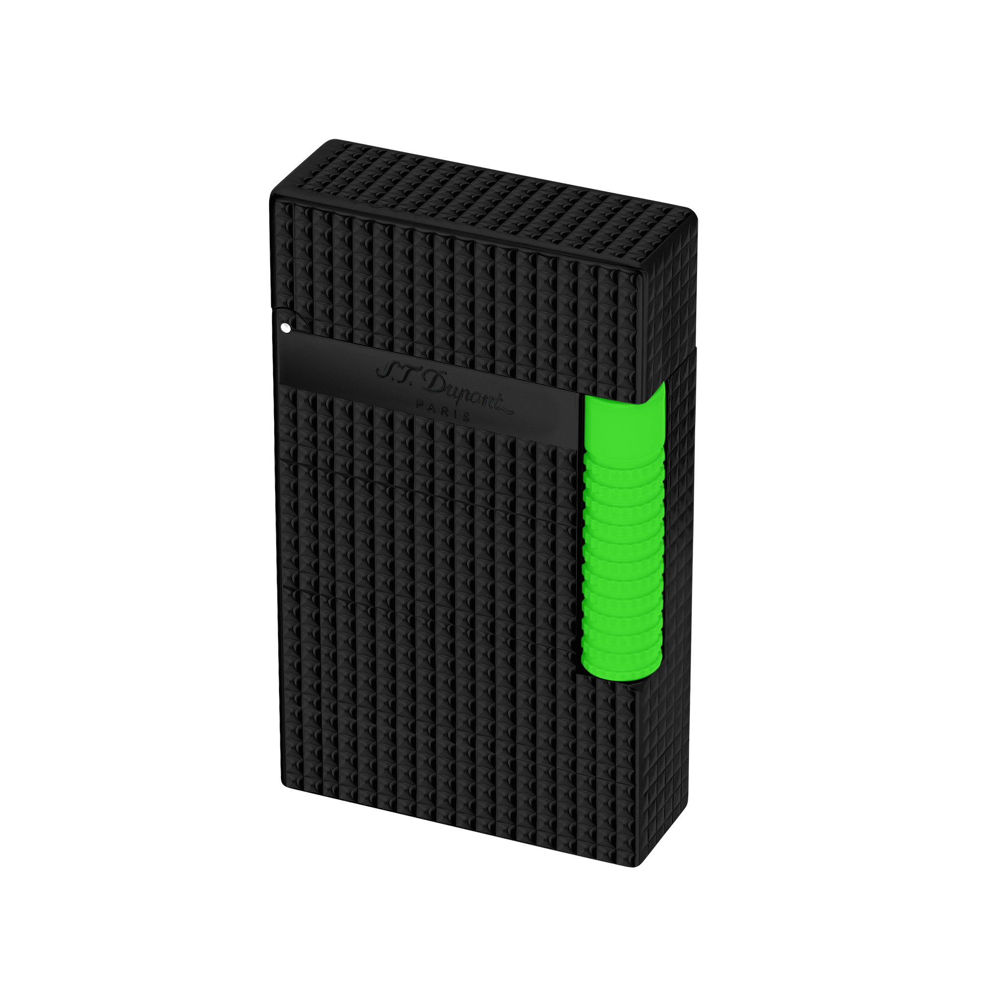 Lighter Le Grand Dupont green Fluo. Luxury Lighters | S.T. Lighter Le Grand Dupont green Fluo. Luxury Lighters | S.T.