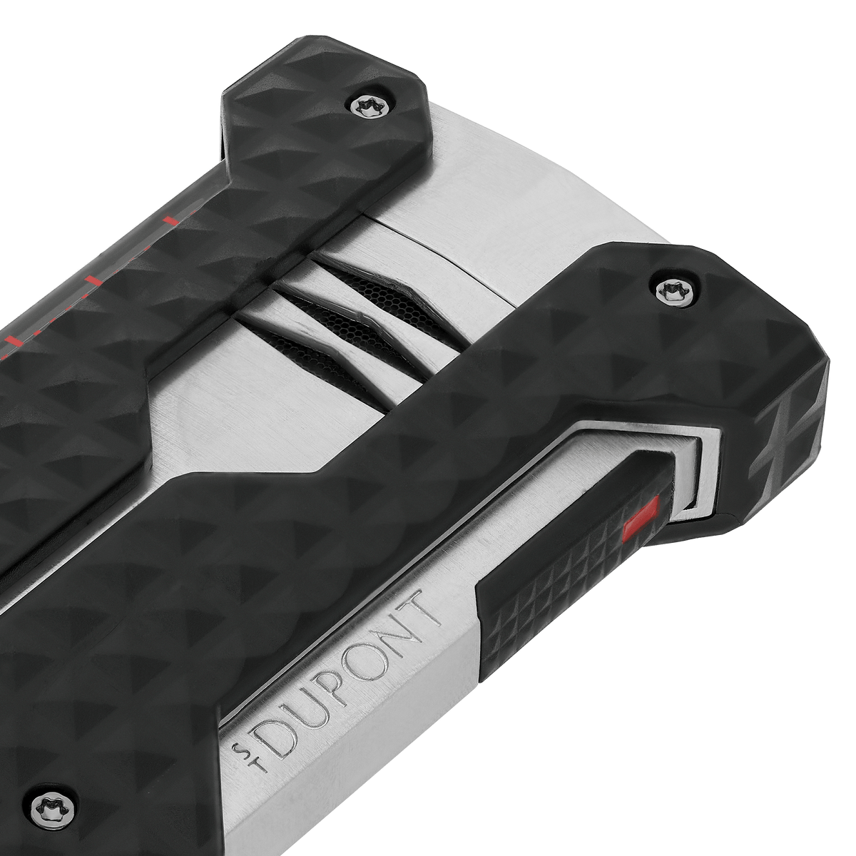 Brushed lighter art - of - fire Collection_Windproof color_silver 2 - S.T. DUPONT Europe