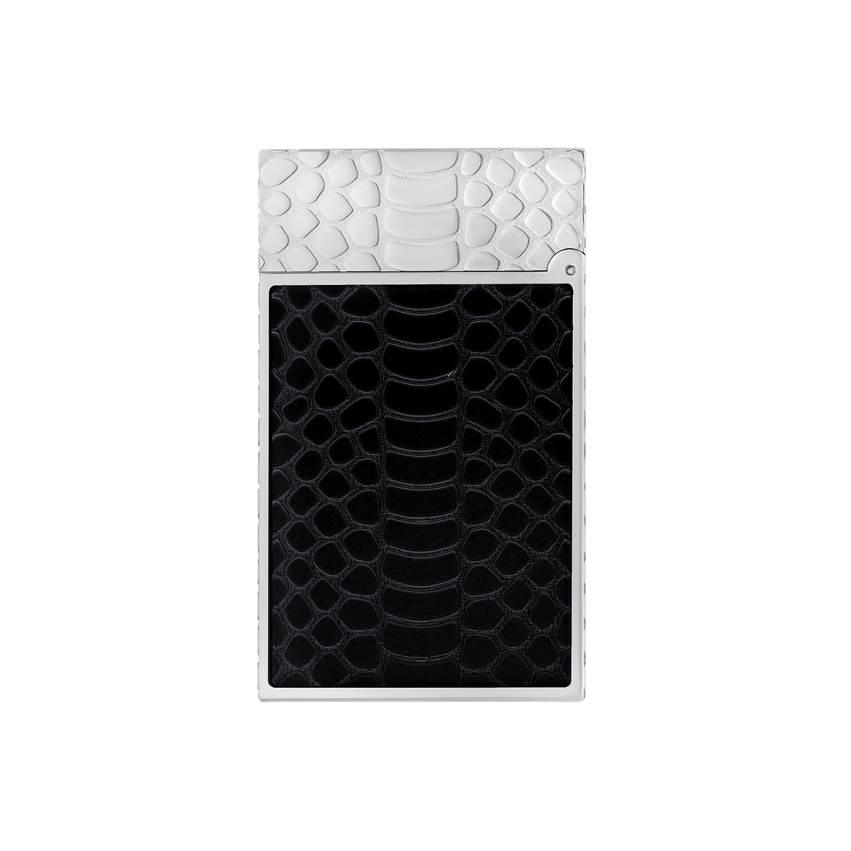 Guilloche under lacquer lighter art - of - fire Collection_snake color_black 3 - S.T. DUPONT Europe