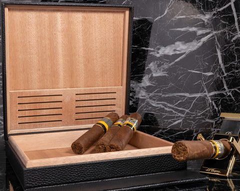 Cigar Humidor Gift Set Personalized Cigar Box Custom Wood -  Norway